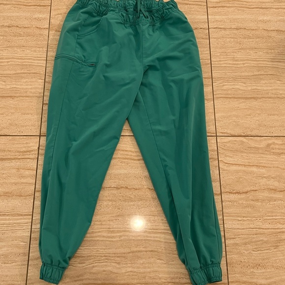 JAANUU surgical green scrub jogger pants - Picture 2 of 2